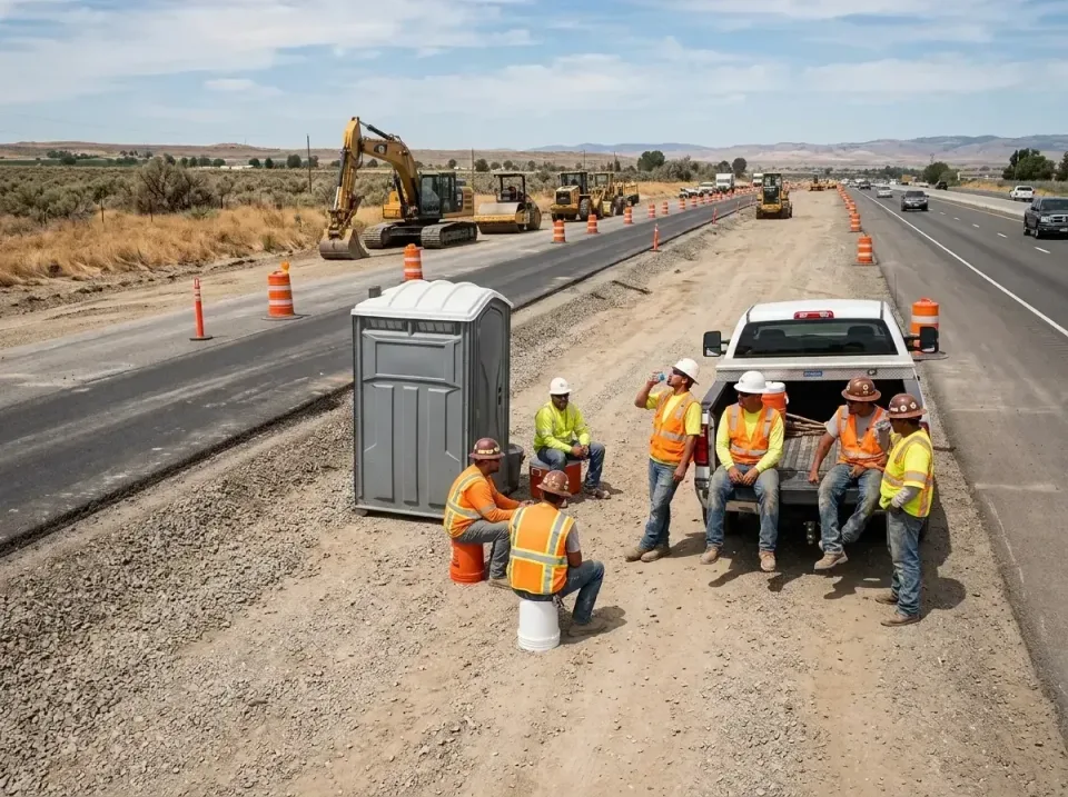 highway-road-construction-crew-007 — frequently asked questions, Porta Potty and Restroom Rentals in Clive, IA